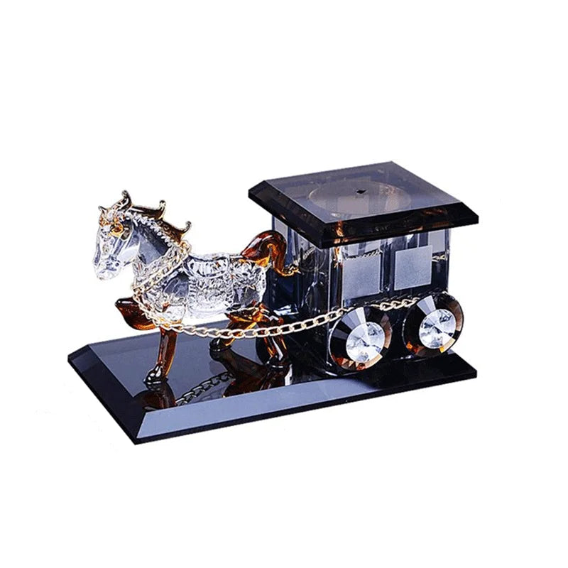 Car Ornament Decoration K9 Crystal Perfume Seat Happy Birthday Gift for Mom Men Husband Vehicle Crafts Desktop Home Decoration