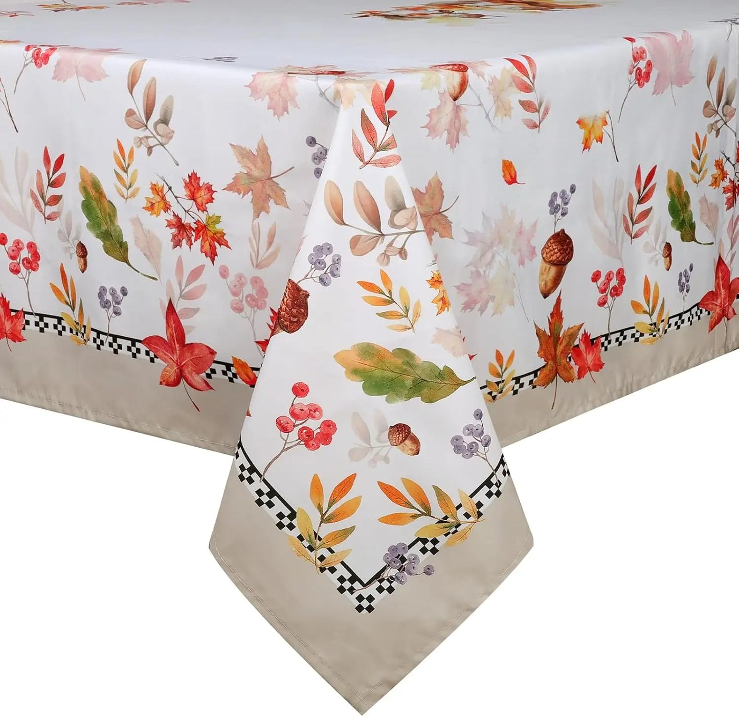 Autumn Maple Leaf Rectangle Tablecloth Table Decor Thanksgiving Waterproof Table Cloth for Wedding Party Thanksgiving Decoration