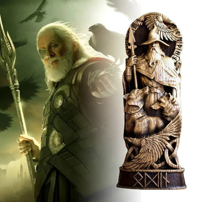 Statue nordique Odin en résine, décoration Freya Sol, Statue de dieu Viking, mythologie nordique, Sculpture d'autel de dieu, décoration de bureau