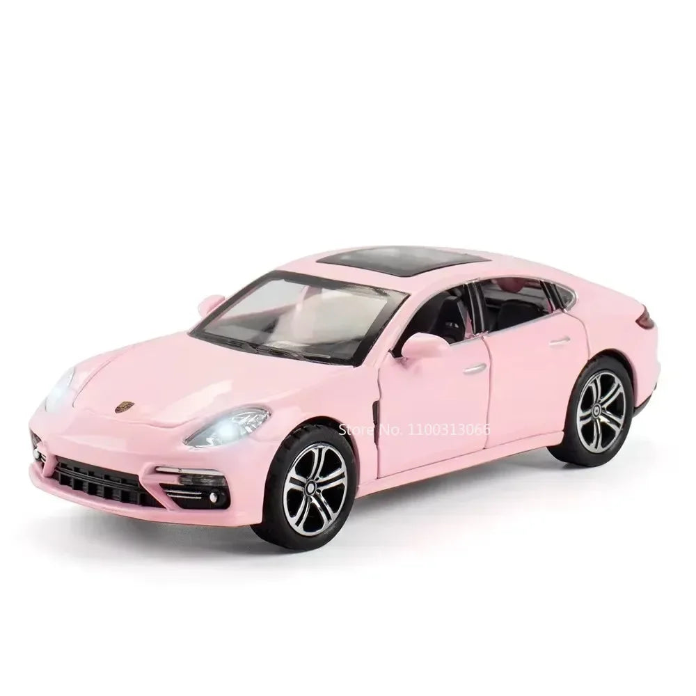 1:32 Scale Macan Panamera Alloy Model Cars Toys 6 Doors Opened Vehicles Models Light Sound Super Sport Car Child Birthday Gifts