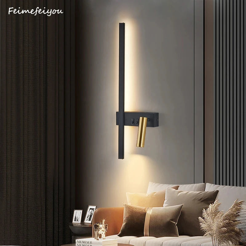 Wall Lamps Nordic Modern Led Lights For Room Home Decoration Interior Bedside Lamp Living Room Sofa Background Wall Sconce Lamps