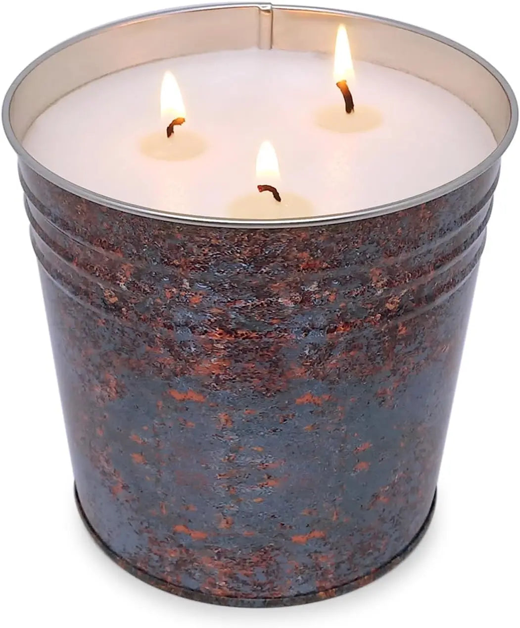 Citronella Candle Outdoor, 3 Wicks 20 OZ Smokeless Natural Smell Soy Wax Candle, 110hrs Burning Decorative Outdoor Candles