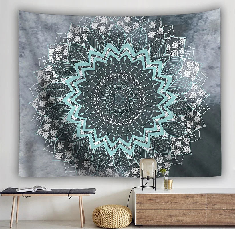 Mandala Tapestry Wall Hanging Boho Decor Wall Cloth Tapestries Psyched MY