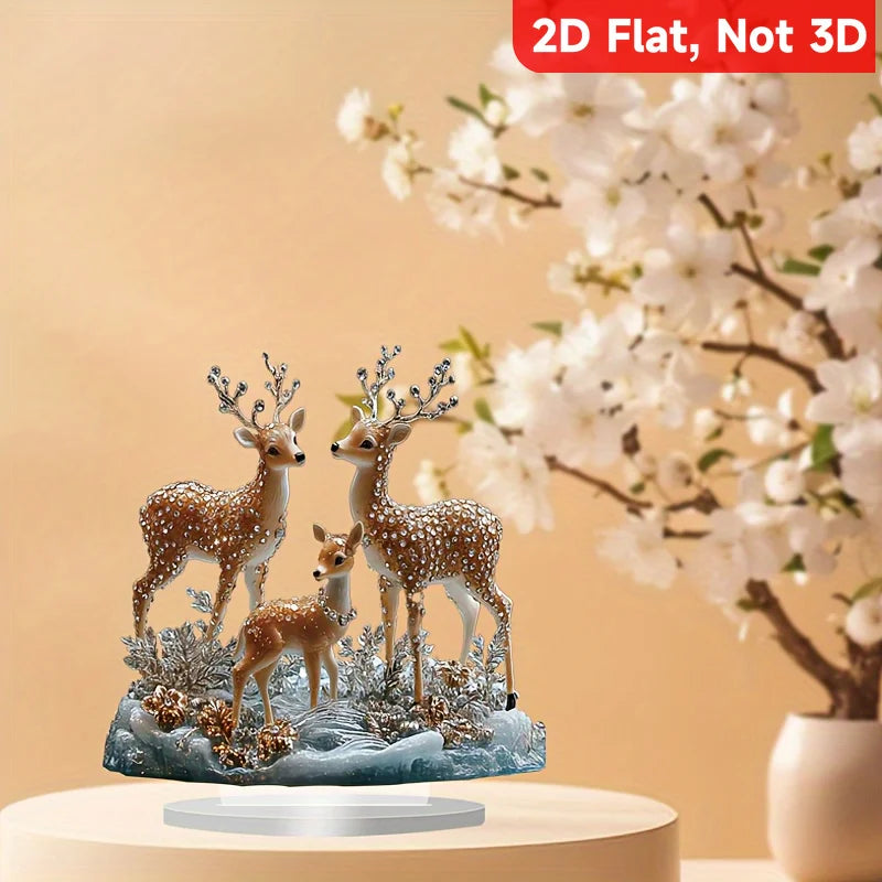 1PC Bohemian Style Deer - Desktop Decoration Collectibles, Suitable for Home, Office, Cafe Display, Unique Gift Idea