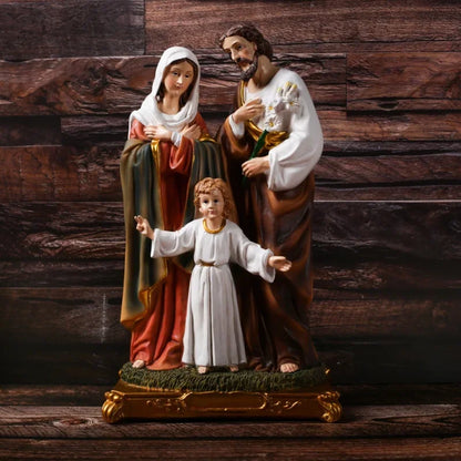 Catholic Christian Jesus Family Statue Figurine Resin Crafts Gifts Home Decoration
