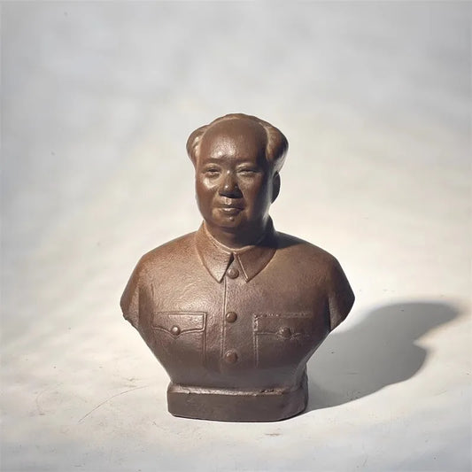 Great Man Mao Zedong Statue Synthesized Stone Bust Study Office Desk Ornament Home Decoration Souvenir Study Room Statue Crafts