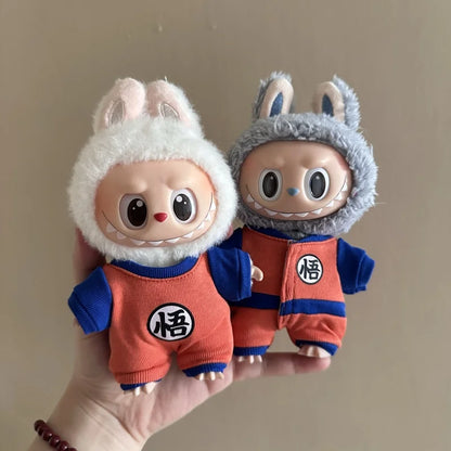 Hot Sale 15/17cm Lafufu Clothes Anime Dragon Ball Character Clothing Is Suitable For V1v2v3 Handmade Clothing Set Kawaii Gift