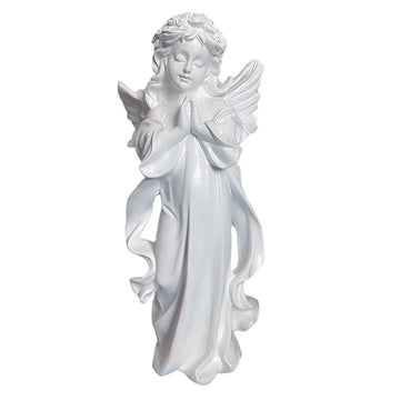 Sculptures & Figurines Angel Statues For Home Decor Modern Living Room Decoration Desk Bookshelf Resin Decorative Angels White