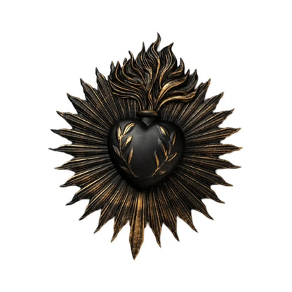 Gothic Heart Wall Decor Wall Plate for the Sacraments de cleanings lounge