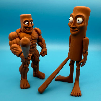 New Tung Tung Tung Sahur Figure Desktop Decoration Articulated Tralalero Tralala Figure Ornament Funny Doll 3D Printed Toys