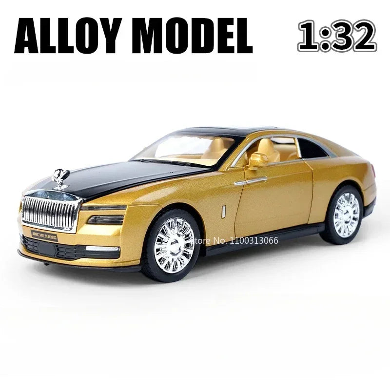 1:32 Rolls-Royce Spectre Phantom Alloy Cars Model Toys Diecast Metal Models Toy Vehicle with Pull Back Vehicle for Children Gift