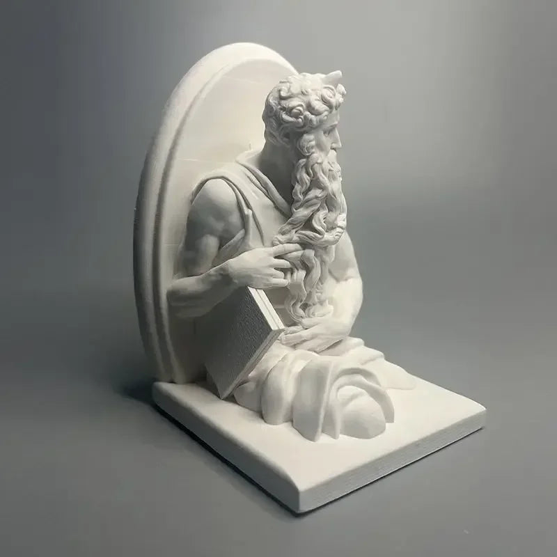 Moses Figure Sculpture  diffuser stone Sculpture Artwork Plaster Statue Statue Art Sculpture Home LivingDecorationBirthdayGifts