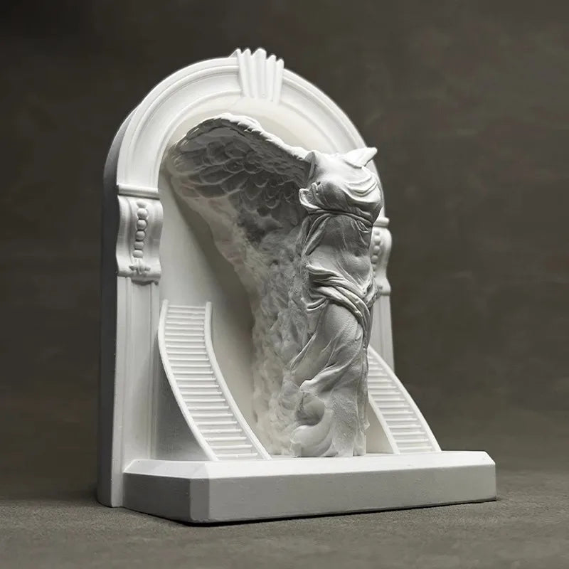 Victory Goddess Statue Desktop Sculpture Decor for Home Office  Aroma Stone Art Luxury Bookcase Wine Cabinet Decorative Gift