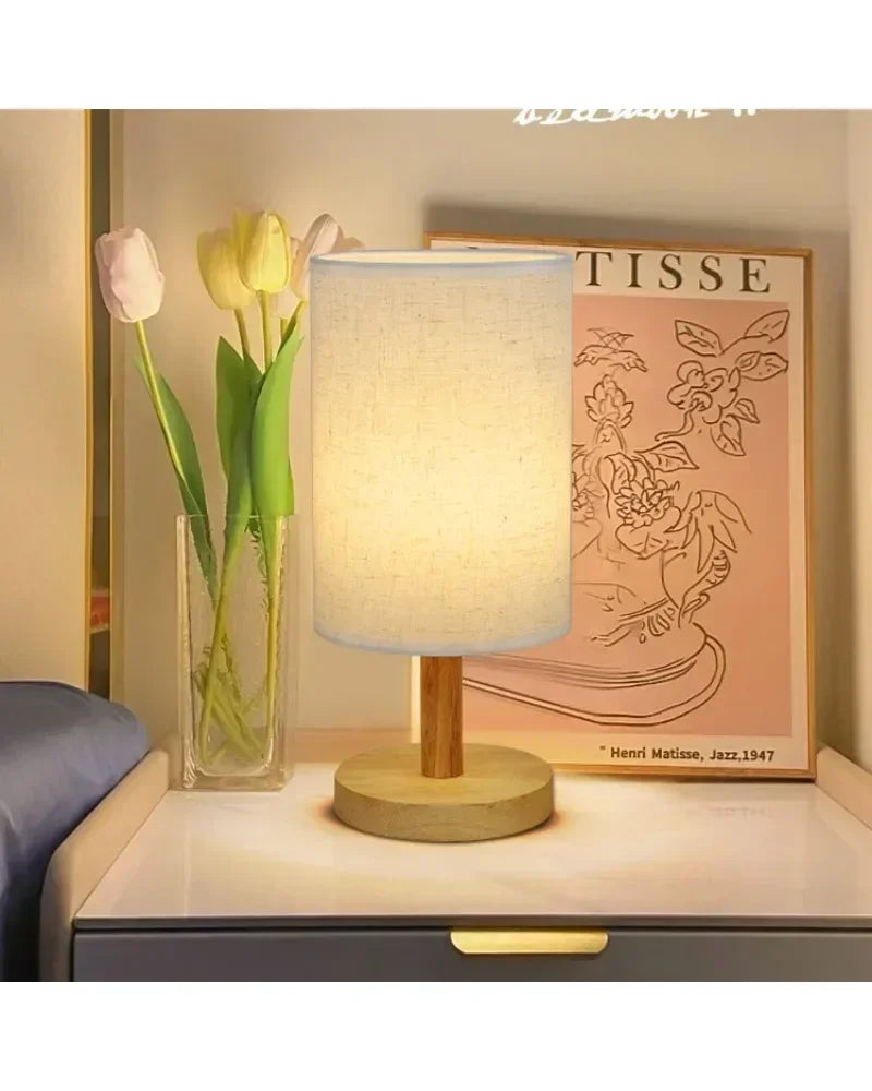 Lamp bedroom study dormitory cylinder bedside lamp decal led decorative lamp usb model table lamp for bedroom  mi bedside lamp