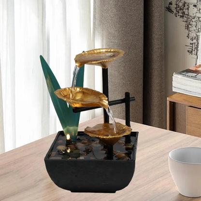 Tabletop Fountain Home Decor  Waterfall Feature for Living Room Gifts