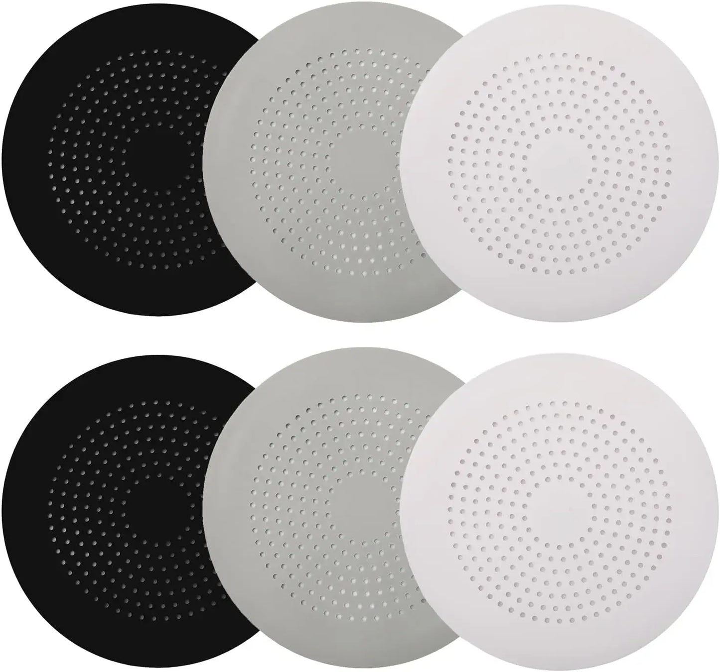 6 Pack Hair Sink Filter Shower Drain Hair Catcher Silicone Sink Strainer Anti-blocking Hair Stopper Kitchen Bathroom Accessories