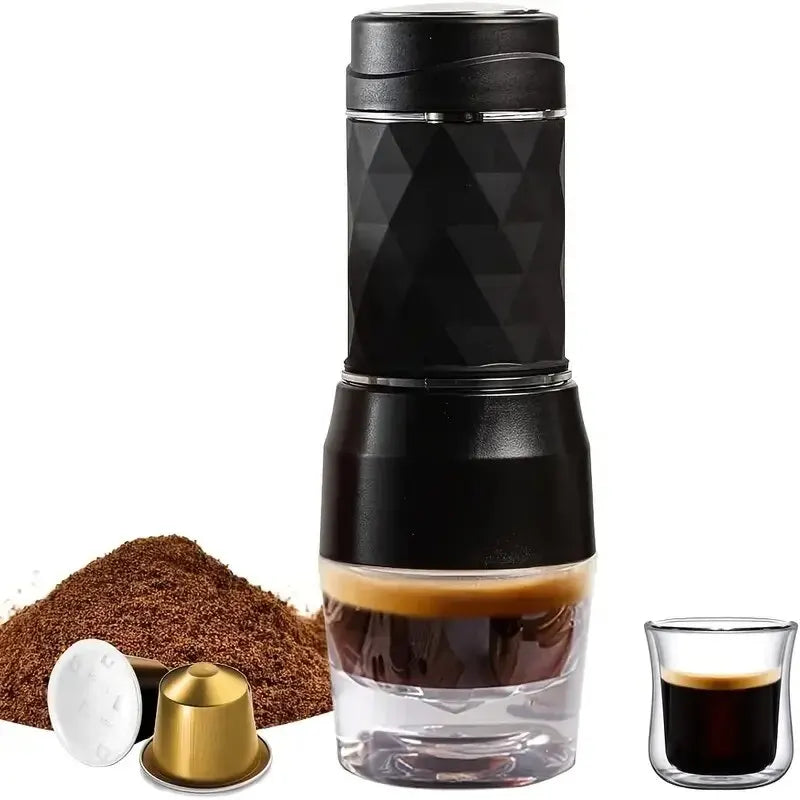 Handdruck Manuelle Mini Espresso Kapsel Kaffeemaschine Tasse Tragbare Espresso Mini Kaffeemaschine Für Reisen