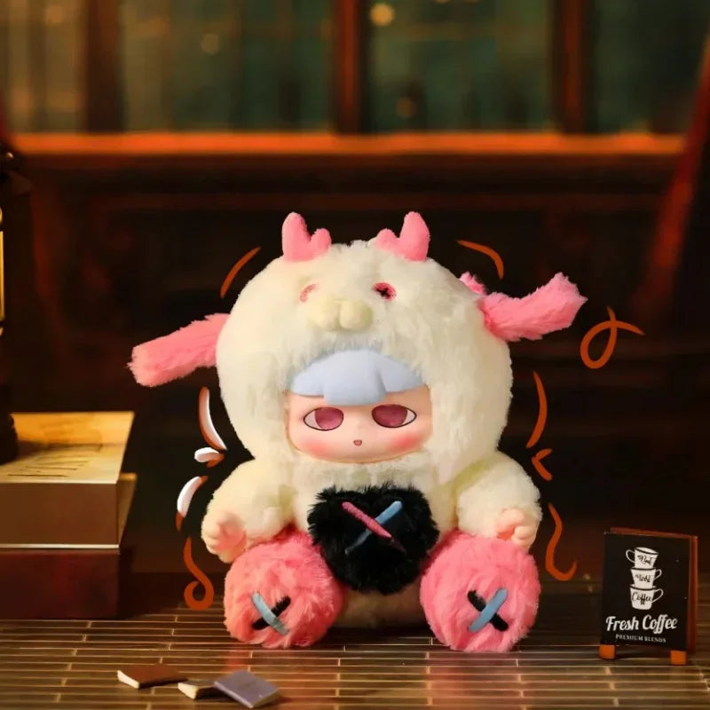 Momoo night magic animal wool vinyl blind box mystery box Caixa Caja dolls gift anime action figure toys