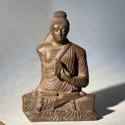 Gandhara Statues Meditation Sitting Statues Zen Home Study Tea Room Decoration Ornaments Art Figurine Decor Home Office Decor