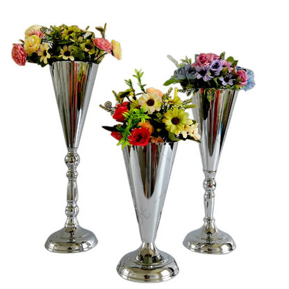 Flower Vases for Wedding Decor Golden  Metal Vases candlestick Home Decoration Party Holiday Brithday Table Decorate