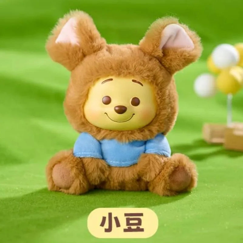 Disney Winnie the Pooh Naughty Party Vinyl Plush Blind Box Pooh Bear Bag Pendant Mystery Box Surprise Toy Cute Doll Decor Gifts