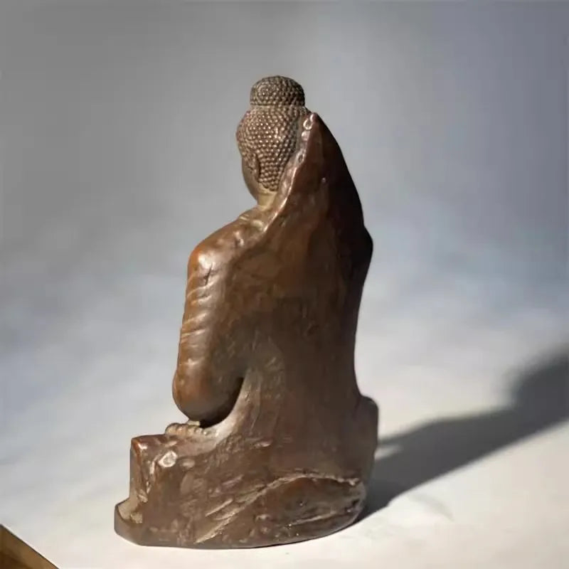 Gandhara Statues Meditation Sitting Statues Zen Home Study Tea Room Decoration Ornaments Art Figurine Decor Home Office Decor