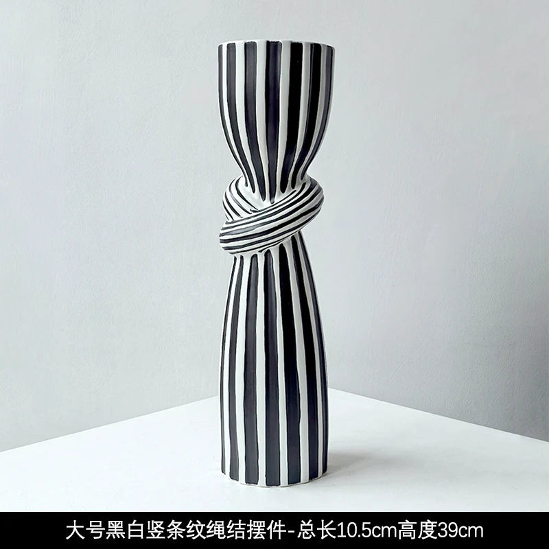 Livetai Wabi-Sabi Ceramic Abstract Sculpture,Handmade Irregular Decorative Ornament for Modern Home Decor, Bookshelf, Bar,