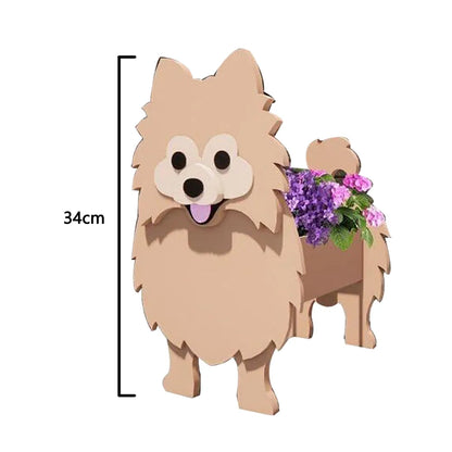 Pot de fleurs pour chien de dessin animé, Pot de fleur à assembler pour chien, plusieurs races de chiens de compagnie, Pot de jardin, jardinière de fleurs DIY, décoration de maison, ornement