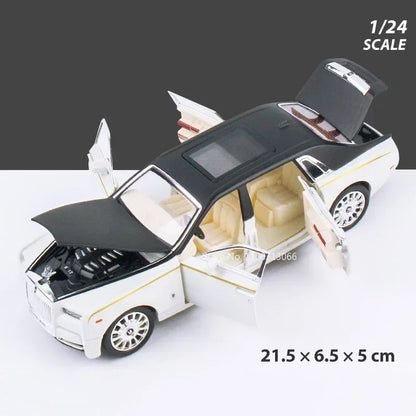 1:24 Rolls Royce Phantom Dawn Miniature Models Cars Alloy Diecasts Toys Vehicles Model Pull Back Car Toys Boys Festival Gifts