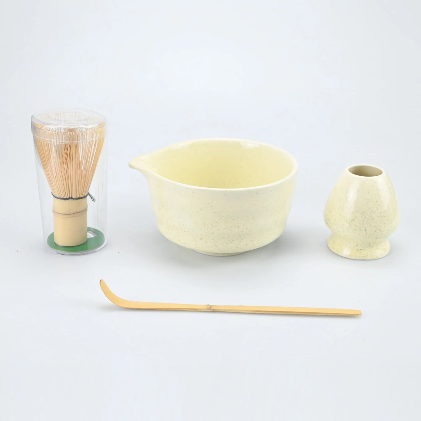 4PCS Ceramic matcha set with mouth bowl high-value tea ordering tool Japanese matcha bowl, the perfect gift for gifting