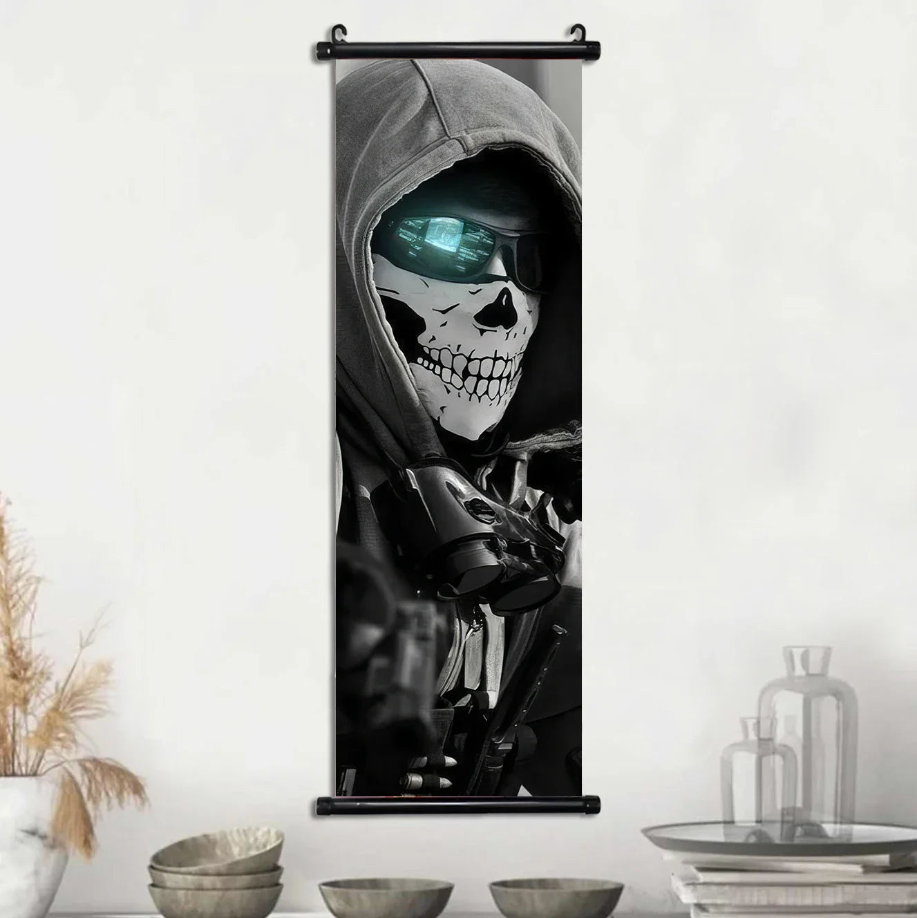 HD Hanging Scroll Call Of Duty Painting Modern Wall Artwork Simon Riley Picture Print Canvas Game Poster Home Decor Living Room