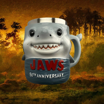 Shark Mug Funny 3D Coffee Cup Stainless Steel Liner Resin Water Cup for Tea Espresso Cocoa Home Decor Gift Drinkware Accessories