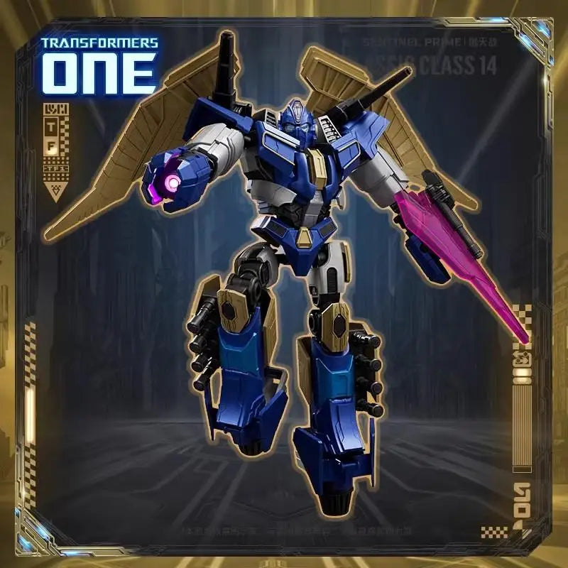 Blokees Group Transformers One Movie Optimus Prime Megatron Elita-1 Sentinel Prime Assembled Model Toys Action Figure