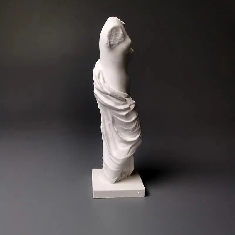 Mythological Goddess Statue Plaster Sculpture Minimalist Decor Classical Art for Desktop Display Home Scented Diffuser Stone