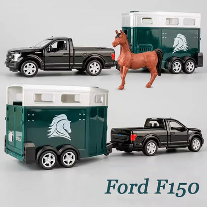 1:36 Alloy Jeep Wrangler Ford F150 Caravan Models Cars Toys Range Rover Touring Car Doors Opened Off-road Vehicles Kids Gifts