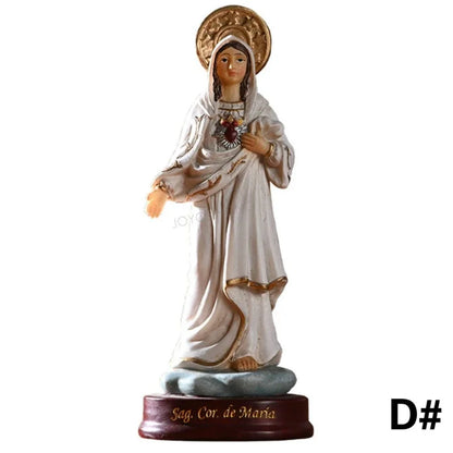 1 Stück Heilige Jungfrau Maria Skulptur Jesus Christus Tischstatue Figur Unsere Liebe Frau von Lourds Statue Figuren