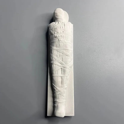 Miniature Mummy Figurine Home Desktop Decoration DIY Graffiti Ornaments Originality Sculpture Plaster Cast Model Deco Parts