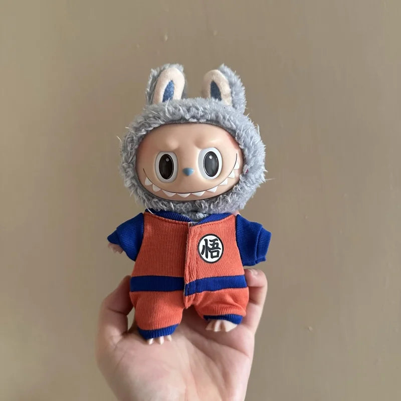 Hot Sale 15/17cm Lafufu Clothes Anime Dragon Ball Character Clothing Is Suitable For V1v2v3 Handmade Clothing Set Kawaii Gift