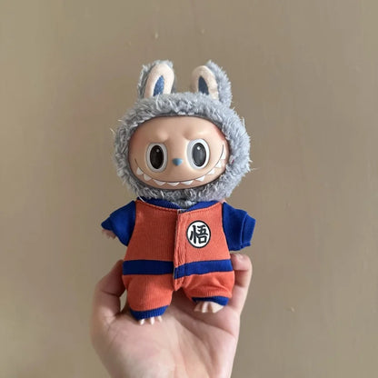 Hot Sale 15/17cm Lafufu Clothes Anime Dragon Ball Character Clothing Is Suitable For V1v2v3 Handmade Clothing Set Kawaii Gift