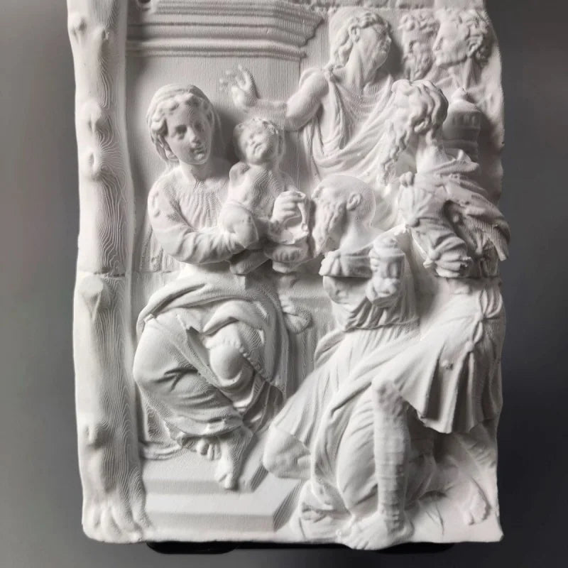 "Adoration Of The Magi" Gypsum Model Desktop Ornaments Art Figurine Modern Home Luxury Decoration Livingroom Sculpture Crafts