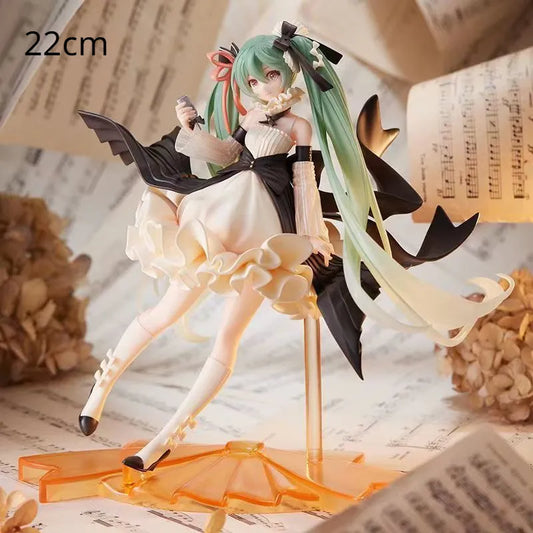 New Anime Miku Cute Kawaii Virtual Singer Miku Manga Statue Figurines Pvc Action Figure 15~25cm