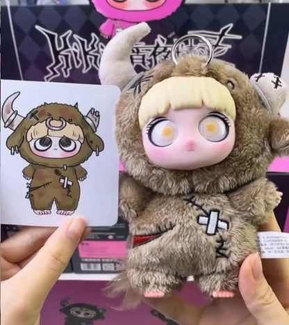 Kiki Little Key Authentic Gothic Style Night Elf Plush Blind Box Pendant Trendy Collectible Toy for Girls Birthday Gift