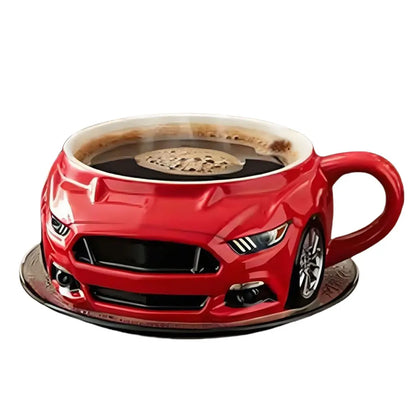 Car Shaped Coffee Cup Creative Novelty Drinkware Funny Gifts for Men Boyfriend Dad Husband Car Lovers