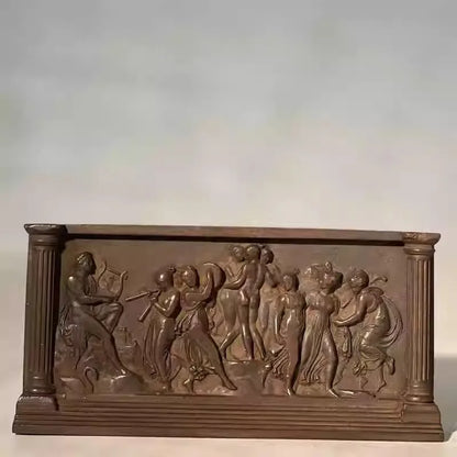 European Retro Statues Sculptures Desk Incense Ornaments Home Decor Gift Living Room Decorative Crafts Retro Study Room Statue