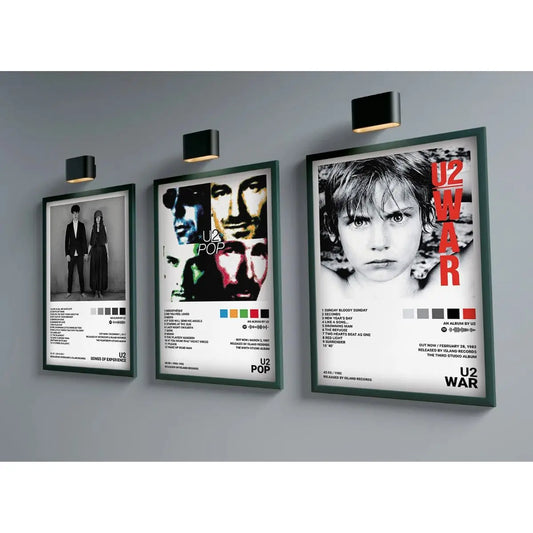 Rock Band Star U2 Music Album Cover SONGS OF EXPERIENCE Pictures for Room Wall Art Home Decor Canvas Painting Print Posters Gift