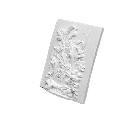 Gypsum Three-Dimensional Relief Hanging Picture Frame Picture Heart Porch Home Decoration Luxury Art Figurine Decor Ornament