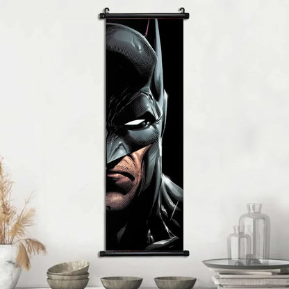 DC Batman Hanging Scroll Poster Movie Wallpaper Wall Artwork Canvas Painting Home Decoration Art Print Bedroom Decor Gift