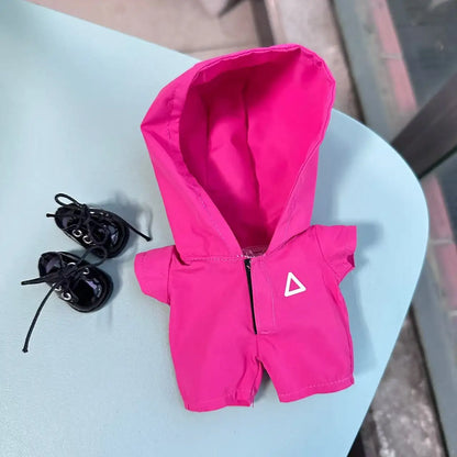 Clothes For Labubu 17cm Mp5 Outfit Accessories for The Monster Korea Kpop Lafufu Idol V1 V2 V3 Commando Jacket Clothing Pendant