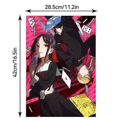 Hot Anime Posters Kaguya-Sama Love Is War Luxury Decorative Pictures For Living Room Prints Wall Painting Poster Wall Stickers