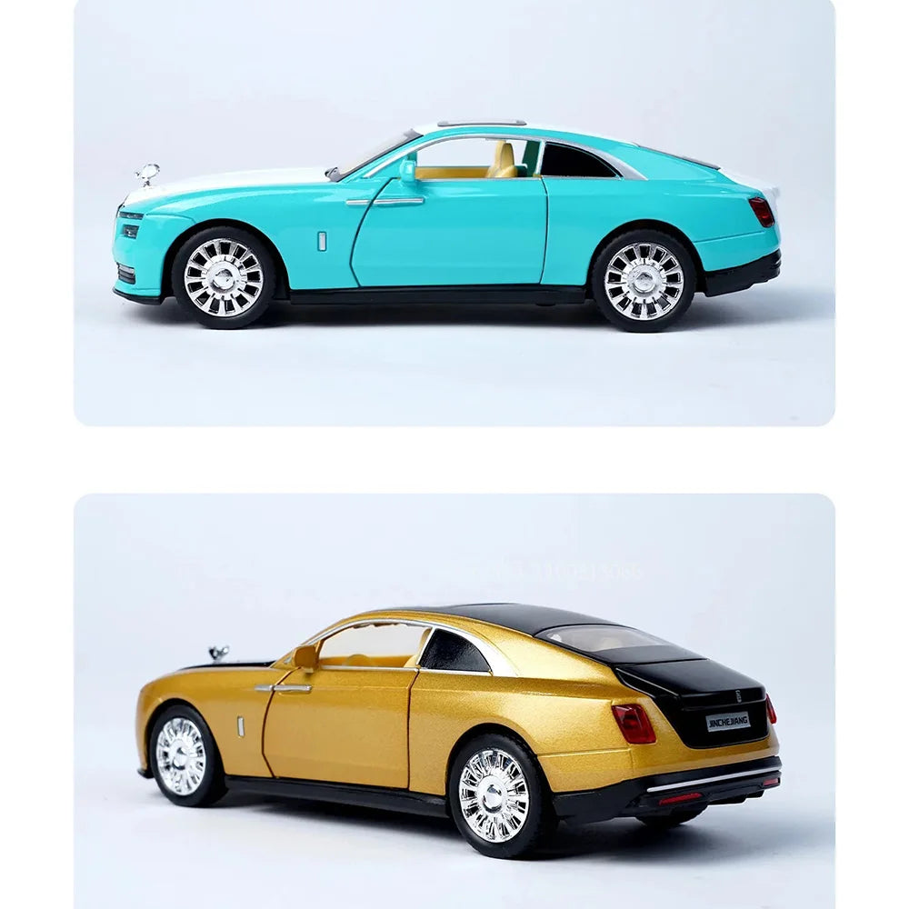 1:32 Rolls-Royce Spectre Phantom Alloy Cars Model Toys Diecast Metal Models Toy Vehicle with Pull Back Vehicle for Children Gift